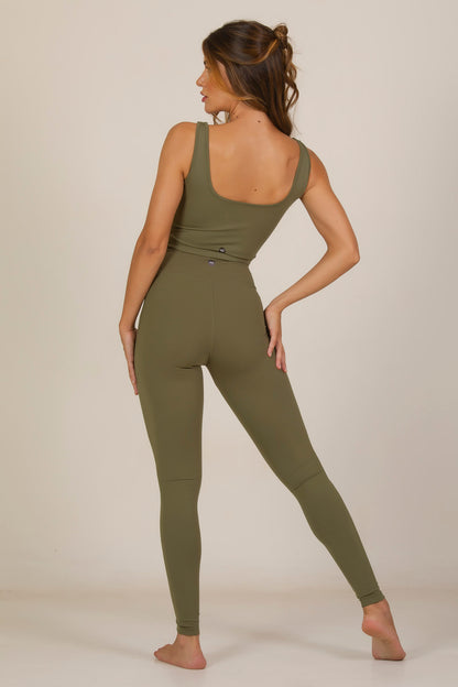 Basic Legging - Olive Hope