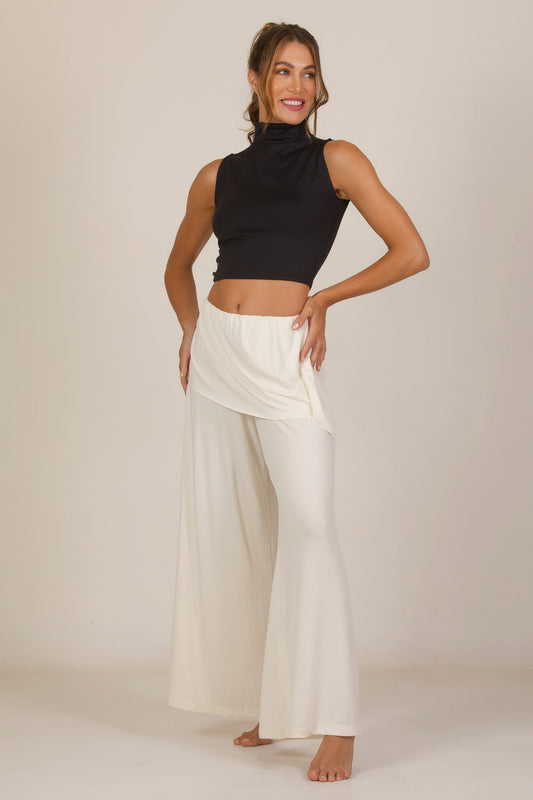 High Neck Top - Black Strength