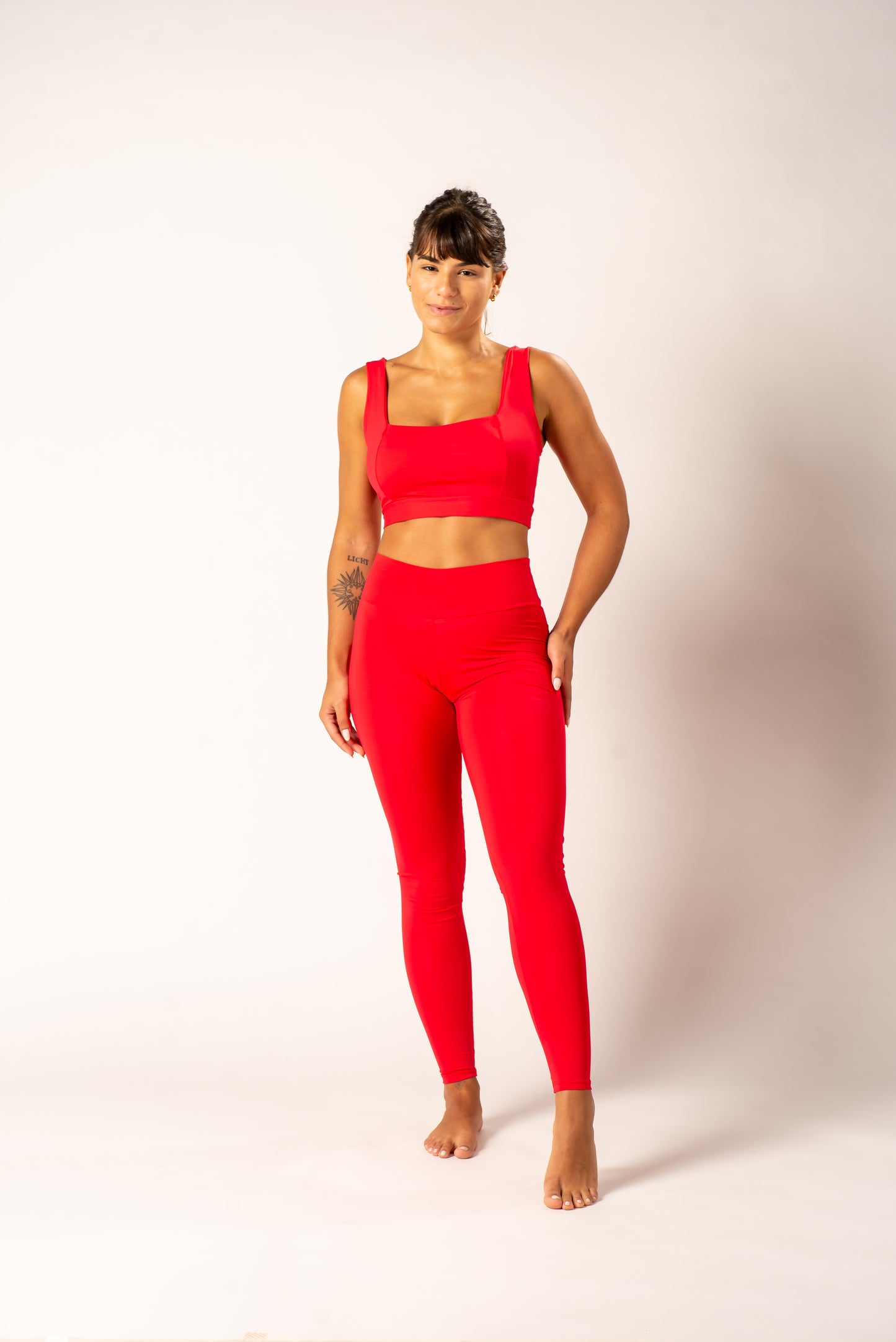 Basic Legging - Red Pepper