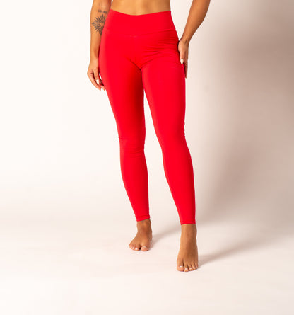 Basic Legging - Red Pepper